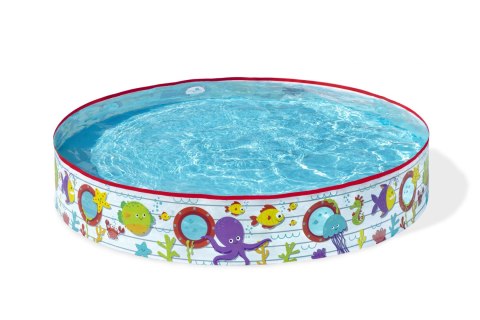 Bestway Bestway 55029 BASENIK ROZPOROWY FILL 'N FUN OKRĄGŁY DMUCHANY BURTA STATKU Z OKIENKAMI 152cm x25cm PVC dno winylowe 435 l Bestway Bestway 55029 BASENIK ROZPOROWY FILL 'N FUN OKRĄGŁY DMUCHANY BURTA STATKU Z OKIENKAMI 152cm x25cm PVC dno winylowe 435 l