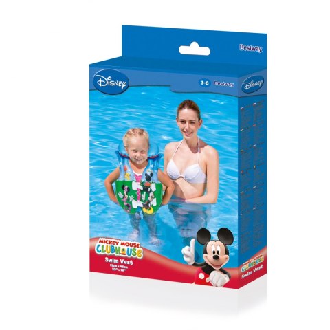 Bestway Bestway 91030 KAMIZELKA DO NAUKI PŁYWANIA MINNIE&MIKI 51cm x 46cm