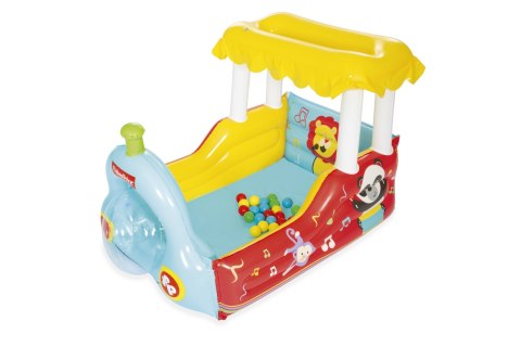 Bestway Bestway 93537 FISHER PRICE DMUCHANY POCIĄG Z PIŁKAMI 132cm x 94cm x 89cm Bestway Bestway 93537 FISHER PRICE DMUCHANY POCIĄG Z PIŁKAMI 132cm x 94cm x 89cm