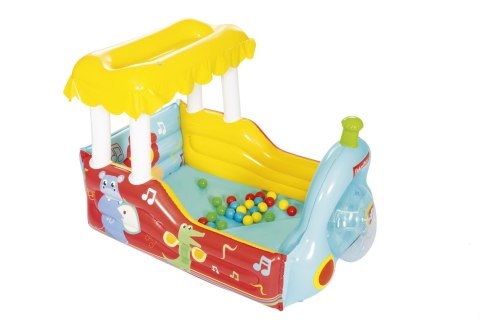 Bestway Bestway 93537 FISHER PRICE DMUCHANY POCIĄG Z PIŁKAMI 132cm x 94cm x 89cm Bestway Bestway 93537 FISHER PRICE DMUCHANY POCIĄG Z PIŁKAMI 132cm x 94cm x 89cm