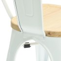 D2.DESIGN Krzesło Paris Wood białe jesion
