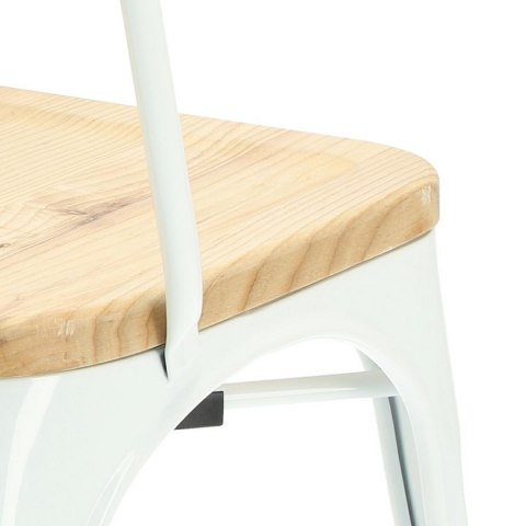 D2.DESIGN Krzesło Paris Wood białe jesion D2.DESIGN Krzesło Paris Wood białe jesion