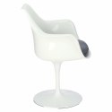 D2.DESIGN Krzesło TulAr biały/szara poduszka D2.DESIGN Krzesło TulAr biały/szara poduszka