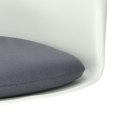 D2.DESIGN Krzesło TulAr biały/szara poduszka D2.DESIGN Krzesło TulAr biały/szara poduszka