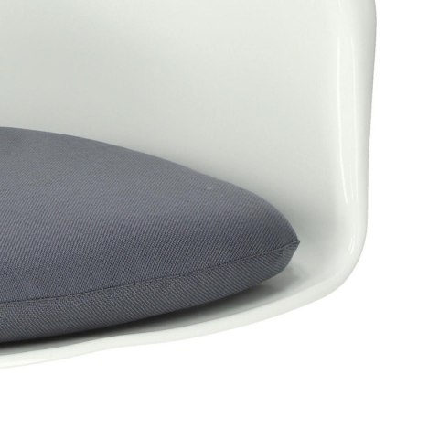 D2.DESIGN Krzesło TulAr biały/szara poduszka D2.DESIGN Krzesło TulAr biały/szara poduszka