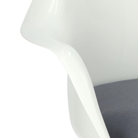 D2.DESIGN Krzesło TulAr biały/szara poduszka D2.DESIGN Krzesło TulAr biały/szara poduszka