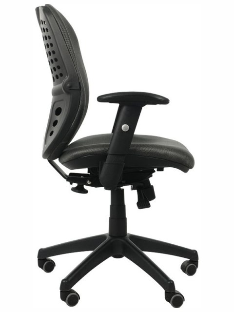 Fotel obrotowy KB-912B GRAFIT - krzesło biurowe do biurka - TILT Fotel obrotowy KB-912B GRAFIT - krzesło biurowe do biurka - TILT