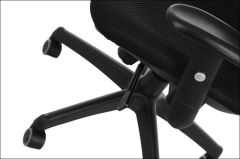 Fotel obrotowy KB-912B GRAFIT - krzesło biurowe do biurka - TILT Fotel obrotowy KB-912B GRAFIT - krzesło biurowe do biurka - TILT
