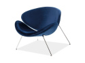 SIGNAL FOTEL MAJOR VELVET GRANATOWY BLUVEL 86 / CHROM SIGNAL FOTEL MAJOR VELVET GRANATOWY BLUVEL 86 / CHROM
