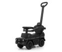 Milly Mally Pojazd z rączką MERCEDES G350d Black Czarny Jeździk Pchacz kierownica z logo klakson wysuwane podnóżki schowek 12m+ Milly Mally Pojazd z rączką MERCEDES G350d Black Czarny Jeździk Pchacz kierownica z logo klakson wysuwane podnóżki schowek 12m+