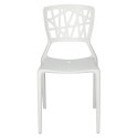 D2.DESIGN Krzesło Bush białe tworzywo PP nowoczesne i komfortowe do domu i lokalu D2.DESIGN Krzesło Bush białe tworzywo PP nowoczesne i komfortowe do domu i lokalu