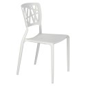 D2.DESIGN Krzesło Bush białe tworzywo PP nowoczesne i komfortowe do domu i lokalu D2.DESIGN Krzesło Bush białe tworzywo PP nowoczesne i komfortowe do domu i lokalu