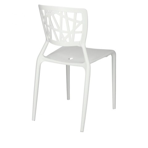 D2.DESIGN Krzesło Bush białe tworzywo PP nowoczesne i komfortowe do domu i lokalu D2.DESIGN Krzesło Bush białe tworzywo PP nowoczesne i komfortowe do domu i lokalu