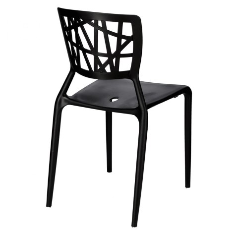 KRZESŁO Bush CZARNE D2.DESIGN tworzywo PP, wygodne i nowoczesne KRZESŁO Bush CZARNE D2.DESIGN tworzywo PP, wygodne i nowoczesne