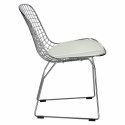 D2.DESIGN Krzesło Harry biała poduszka D2.DESIGN Krzesło Harry biała poduszka