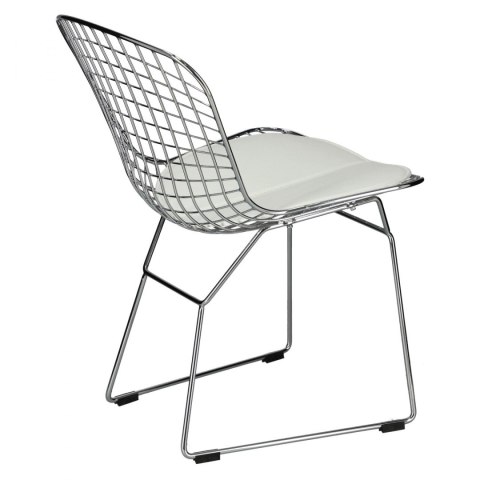 D2.DESIGN Krzesło Harry biała poduszka D2.DESIGN Krzesło Harry biała poduszka
