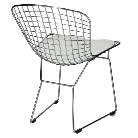 D2.DESIGN Krzesło Harry biała poduszka D2.DESIGN Krzesło Harry biała poduszka