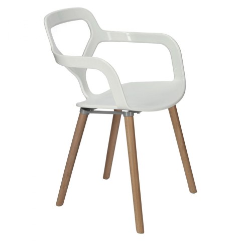 D2.DESIGN Krzesło Nox Wood białe D2.DESIGN Krzesło Nox Wood białe