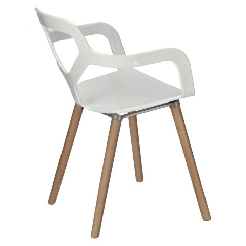 D2.DESIGN Krzesło Nox Wood białe D2.DESIGN Krzesło Nox Wood białe
