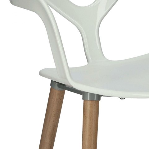 D2.DESIGN Krzesło Nox Wood białe D2.DESIGN Krzesło Nox Wood białe