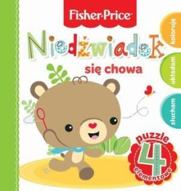 Olesiejuk KS21 Fisher Price Puzzle Niedźwiadek się chowa