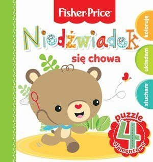 Olesiejuk KS21 Fisher Price Puzzle Niedźwiadek się chowa Olesiejuk KS21 Fisher Price Puzzle Niedźwiadek się chowa
