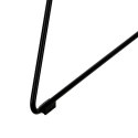 Intesi Fotel Big Dilly czarny metal malowany proszkowo wyprofilowany minimalistyczny stabilny i wygodny Intesi Fotel Big Dilly czarny metal malowany proszkowo wyprofilowany minimalistyczny stabilny i wygodny