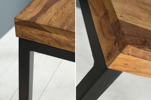 Invicta Interior INVICTA biurko ELEMENTS Sheesham - drewno naturalne, metal Invicta Interior INVICTA biurko ELEMENTS Sheesham - drewno naturalne, metal