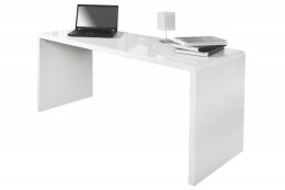 Invicta Interior INVICTA biurko FAST TRADE 160x60 cm białe - płyta MDF lakierowana