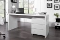 Invicta Interior INVICTA biurko FAST TRADE 160x60 cm białe - płyta MDF lakierowana Invicta Interior INVICTA biurko FAST TRADE 160x60 cm białe - płyta MDF lakierowana