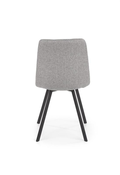 Halmar K402 krzesło pikowane popielate tkanina / stal Halmar K402 krzesło pikowane popielate tkanina / stal