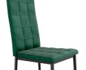 Halmar K415 krzesło ciemny zielony tkanina velvet + stal Halmar K415 krzesło ciemny zielony tkanina velvet + stal