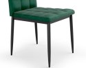 Halmar K415 krzesło ciemny zielony tkanina velvet + stal Halmar K415 krzesło ciemny zielony tkanina velvet + stal