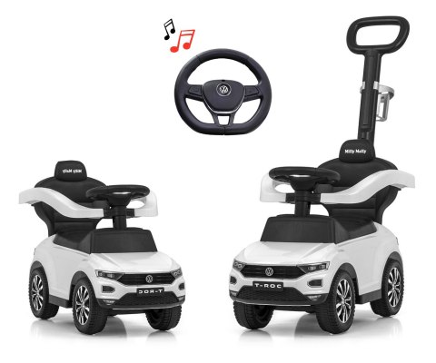 Milly Mally Pojazd z rączką VOLKSWAGEN T-ROC White Milly Mally Pojazd z rączką VOLKSWAGEN T-ROC White
