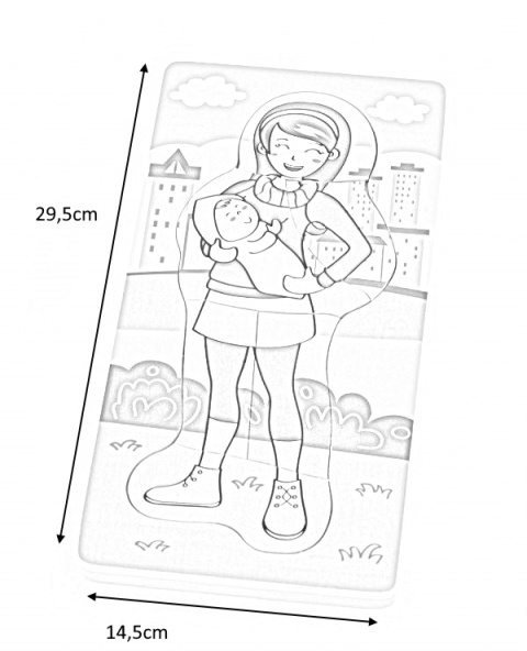 Viga Viga 50405 Puzzle - jak rośnie dzidziuś Viga Viga 50405 Puzzle - jak rośnie dzidziuś