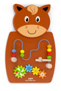 Viga Viga 50678 Sensoryczna tablica manipulacyjna - konik Viga Viga 50678 Sensoryczna tablica manipulacyjna - konik