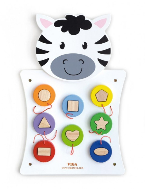 Viga Viga 50681 Tablica manipulacyjna - Zebra Viga Viga 50681 Tablica manipulacyjna - Zebra