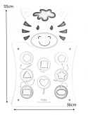 Viga Viga 50681 Tablica manipulacyjna - Zebra Viga Viga 50681 Tablica manipulacyjna - Zebra