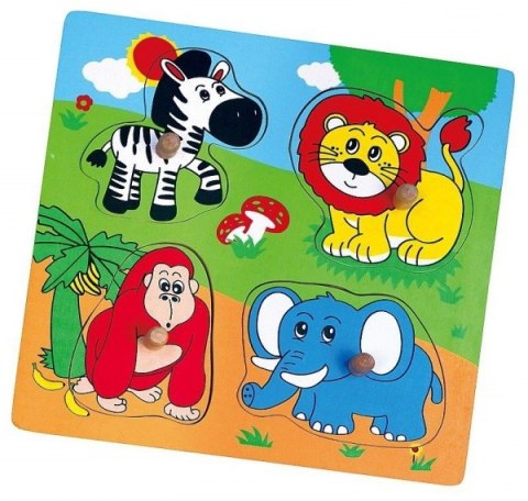 Viga Viga 59563 Puzzle niespodzianka - zoo Viga Viga 59563 Puzzle niespodzianka - zoo