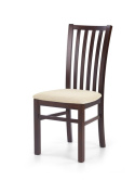Halmar GERARD7 krzesło ciemny orzech / tap: Torent Beige Halmar GERARD7 krzesło ciemny orzech / tap: Torent Beige