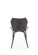 Halmar K389 krzesło czarne / popielate tkanina+ekoskóra+stal Halmar K389 krzesło czarne / popielate tkanina+ekoskóra+stal