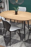 Halmar K389 krzesło czarne / popielate tkanina+ekoskóra+stal Halmar K389 krzesło czarne / popielate tkanina+ekoskóra+stal