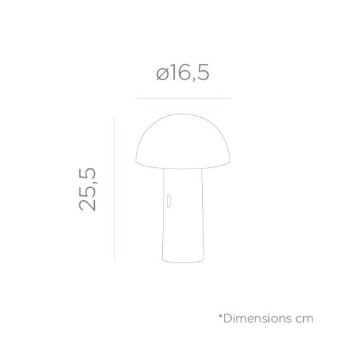 New Garden NEW GARDEN lampa biurkowa ENOKI BLANCO INDOOR & OUTDOOR biała - LED, wbudowana bateria regulowany klosz New Garden NEW GARDEN lampa biurkowa ENOKI BLANCO INDOOR & OUTDOOR biała - LED, wbudowana bateria regulowany klosz