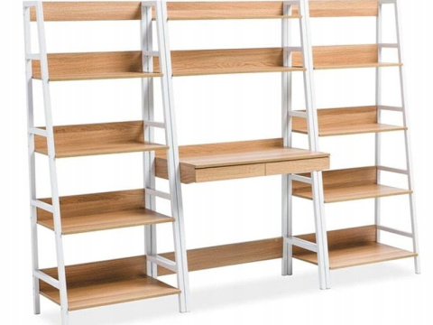 SIGNAL BIURKO OLSEN B DĄB BIAŁE 85/47 MDF METAL SIGNAL BIURKO OLSEN B DĄB BIAŁE 85/47 MDF METAL