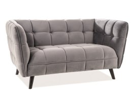 SIGNAL SOFA CASTELLO 2 MATT VELVET 59 BORDO / WENGE