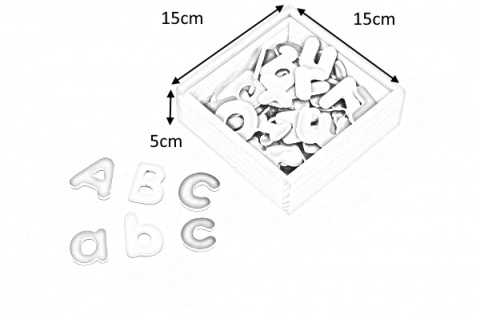 Viga Viga 50324 Magnetyczne literki drewniane lakierowane wielokolorowe nietoksyczne 3 lata+ Viga Viga 50324 Magnetyczne literki drewniane lakierowane wielokolorowe nietoksyczne 3 lata+