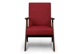 Frankhauer Frankhauer Fotel SAPET bordowy/ciemny orzech