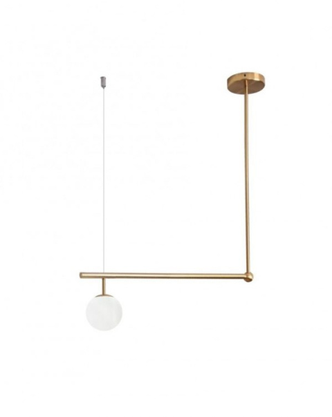 Lampa wisząca ASTRA 1 antyczny mosiądz - metal, szkło Lampa wisząca ASTRA 1 antyczny mosiądz - metal, szkło