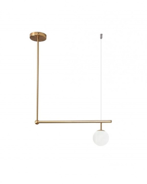 Lampa wisząca ASTRA 1 antyczny mosiądz - metal, szkło Lampa wisząca ASTRA 1 antyczny mosiądz - metal, szkło