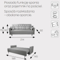 Markos Kanapa / Wersalka / Sofa ASTI DL